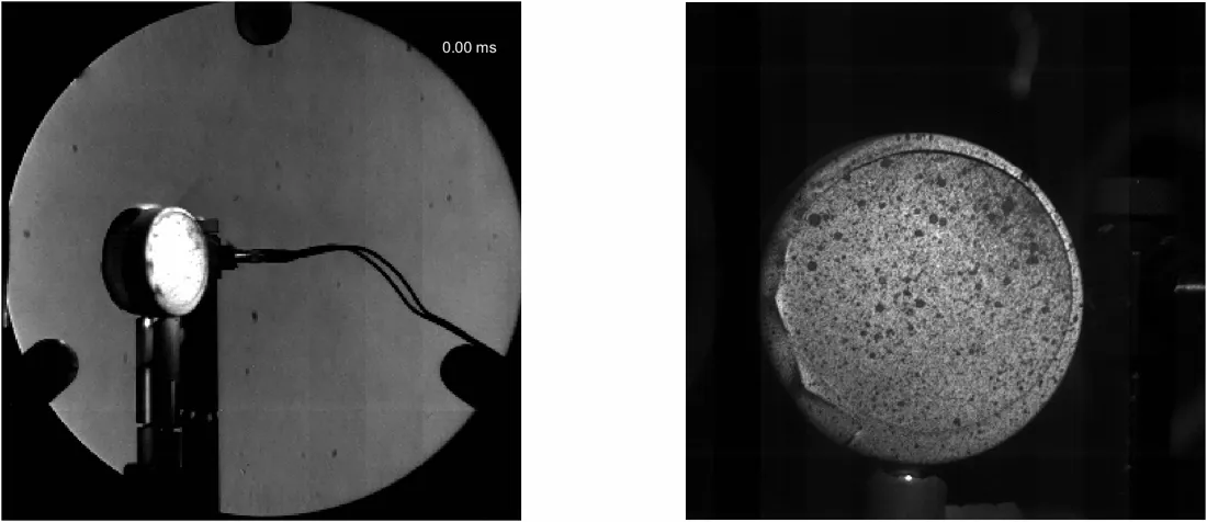 High-speed shock-tube recording
